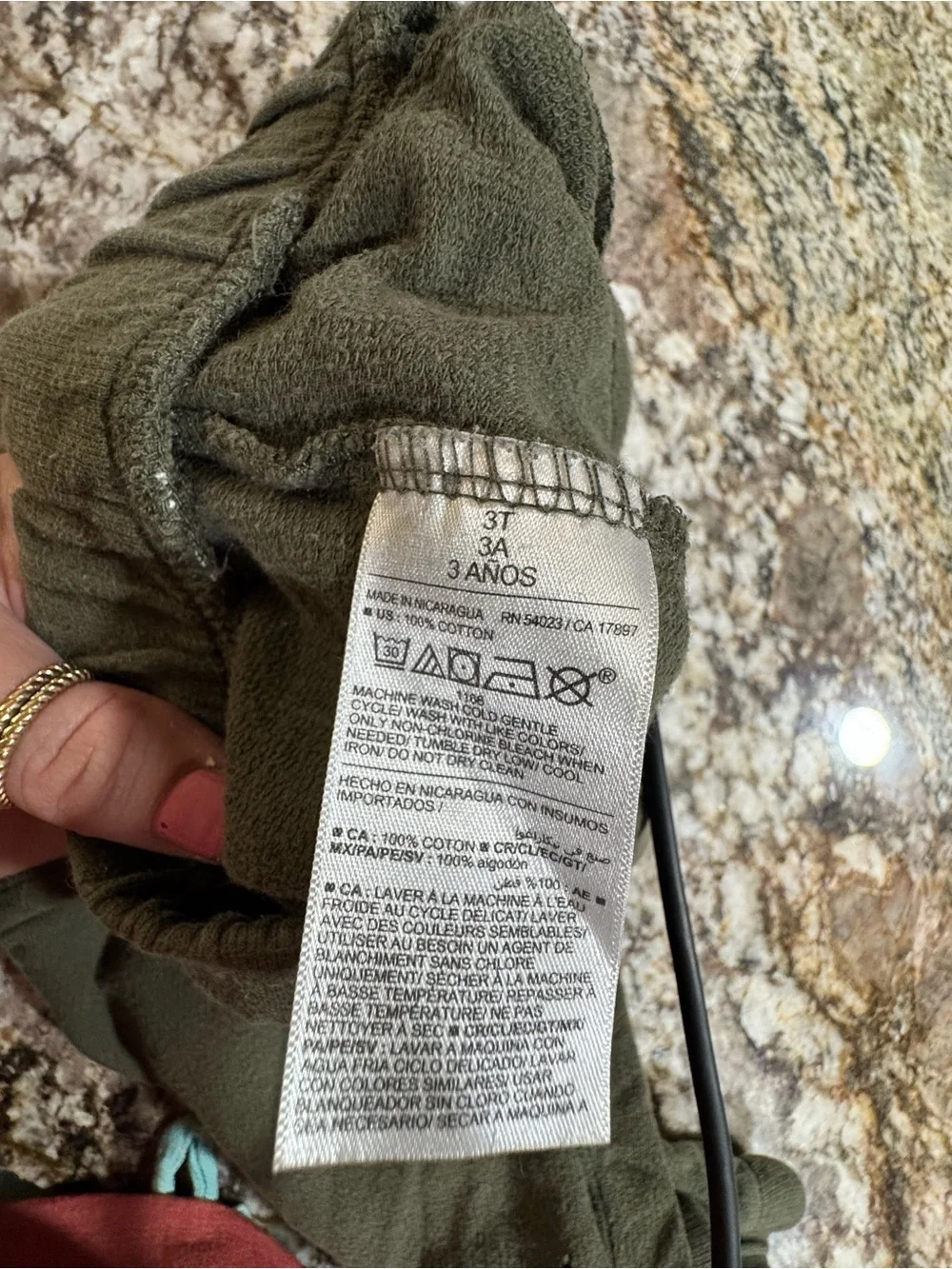 Old Navy Olive Green Kids Drawstring Joggers